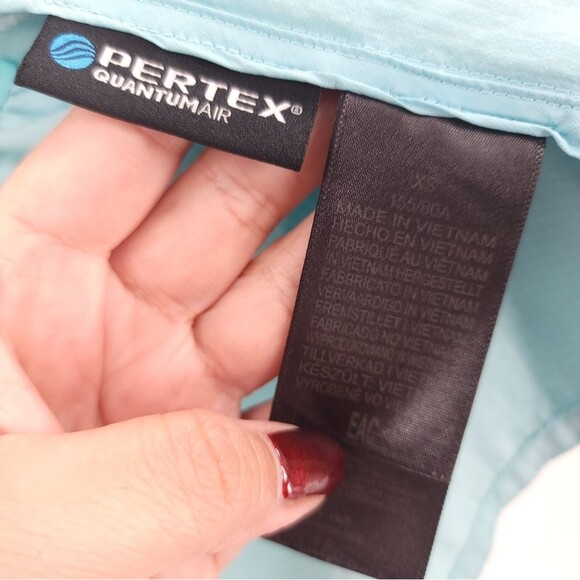 Marmot "Air Lite" Packable Jacket Hooded Water Resistant Lightweight Blue - Picture 11 of 15